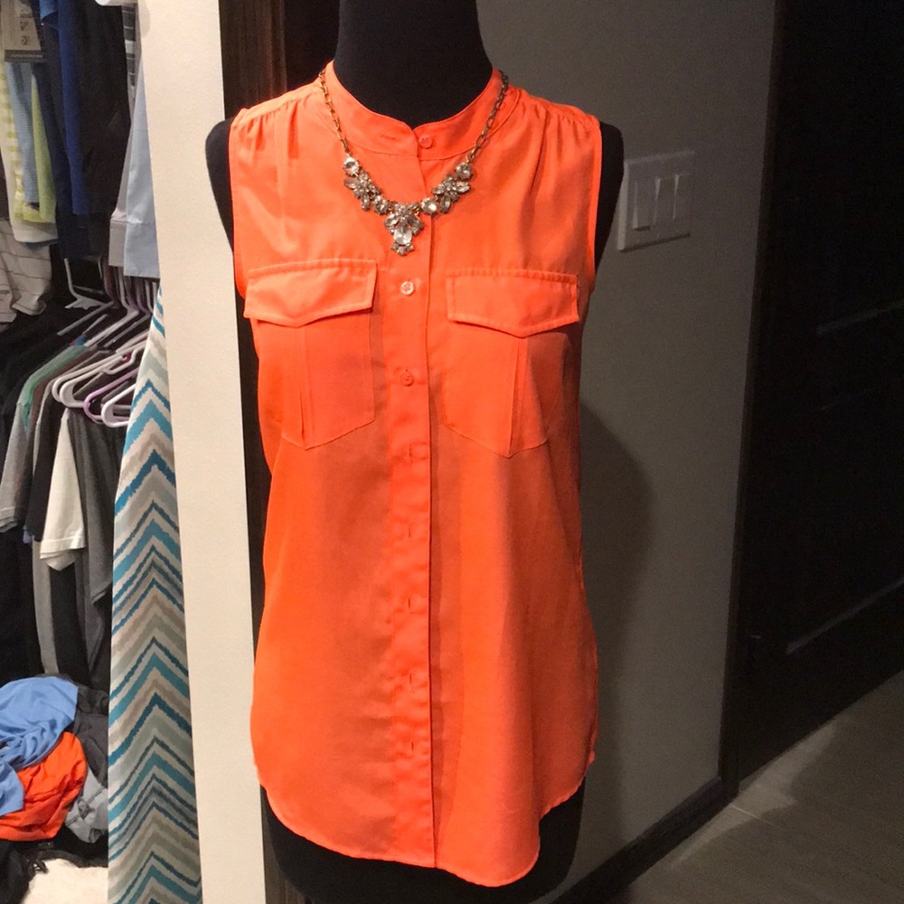 Sleeveless JCrew Button Down